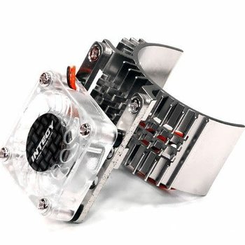 Integy Motor Heatsink/Fan, Slvr: ST, RU, BA, SLH