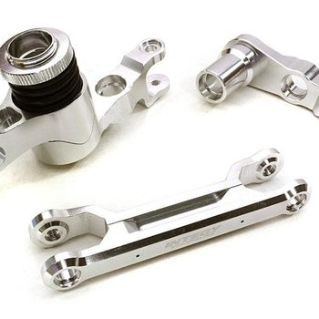Integy C26944SILVER Steering Bell Crank Set X-Maxx 4x4