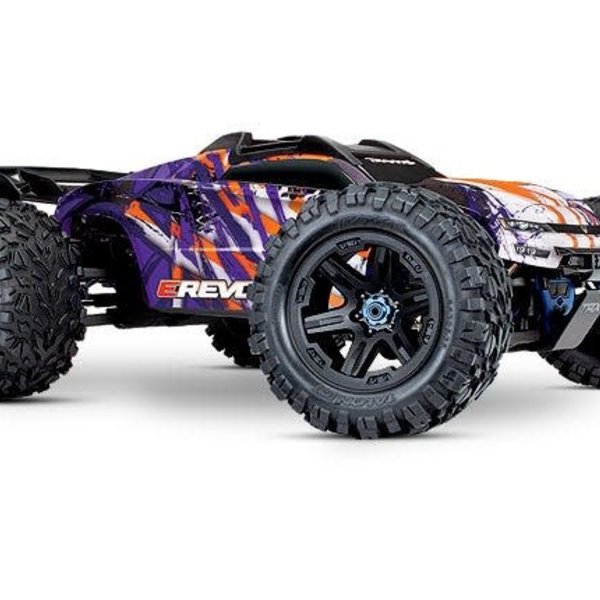 Traxxas E-Revo VXL Brushless: 1/10 Scale 4WD Brushless Electric Monster Truck with TQi 2.4GHz Traxxas Link Enabled Radio System and Traxxas Stability Management (TSM)