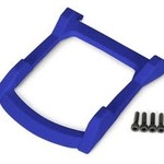 Traxxas Skid plate, roof (body) (blue)/ 3x12mm CS (4)