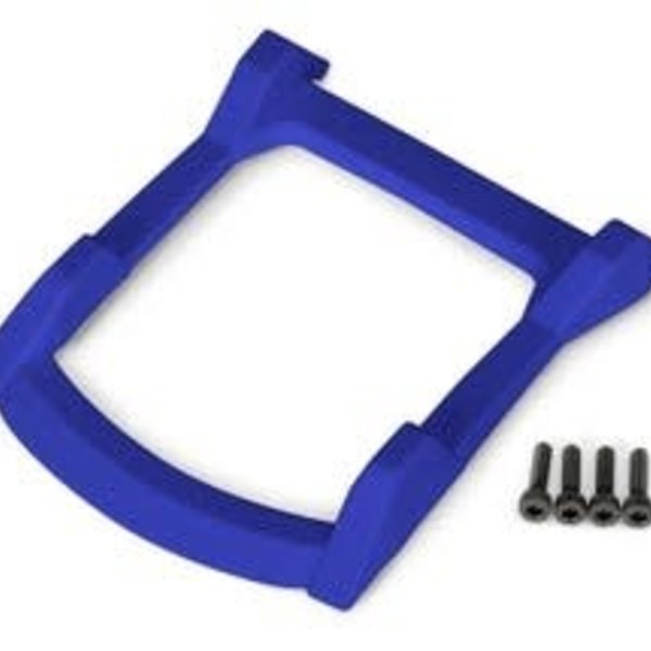 Traxxas Skid plate, roof (body) (blue)/ 3x12mm CS (4)