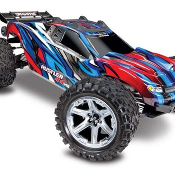 Traxxas Rustler 4X4 VXL: 1/10 Scale Stadium Truck with TQi Traxxas Link Enabled 2.4GHz Radio System & Traxxas Stability Management (TSM) (Online price includes ground shipping plus $12 to the lower 48 states)