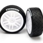 Traxxas 7372 TIRES/WHEELS ASSMBLD RLLY