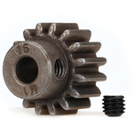 Traxxas Gear, 16-T pinion (1.0 metric pitch) (fits 5mm shaft)/ set screw (compatible with steel spur gears)