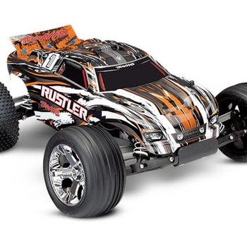Traxxas Rustler: 1/10 Scale Stadium Truck with TQ 2.4 GHz radio system