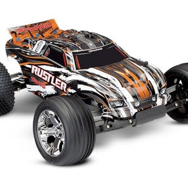 Traxxas Rustler: 1/10 Scale Stadium Truck with TQ 2.4 GHz radio system