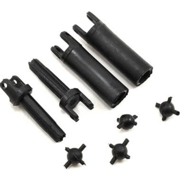 ECX Center Driveshaft Assembly: 1:24 4WD Temper