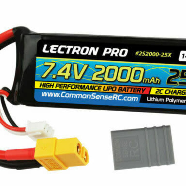 Commonsence RC Lectron Pro 7.4v 2s 2000mah Battery