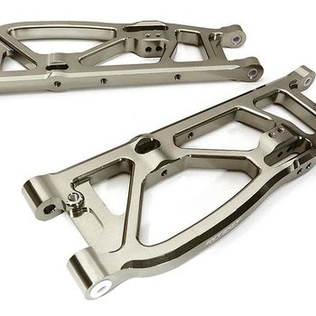Integy Billet Machined Rear Lower Suspension Arm for Arrma 1/8 Kraton 6S BLX C28732GREY