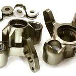 Integy Billet Machined Steering Knuckles for Arrma 1/8 Kraton 6S BLX C28734GREY