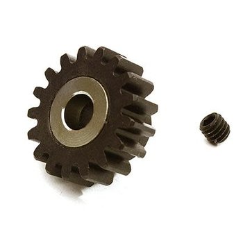 Integy Billet Machined 17T Pinion Gear for Arrma 1/8 Kraton 6S BLX (MOD1) C28750GREY