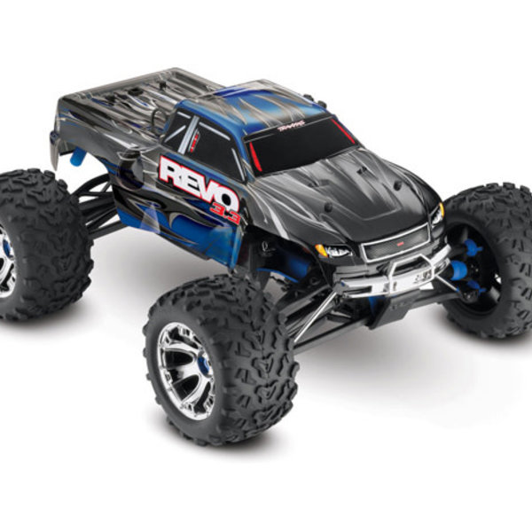 Traxxas Revo 3.3: 1/10 Scale 4WD Nitro-Powered Monster Truck (with Telemetry Sensors) with TQi 2.4GHz Radio System, Traxxas Link Wireless Module, and Traxxas Stability Management (TSM) (Online price includes ground shipping to the lower 48 states)