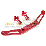 Body Mount, Red: Slash 4x4