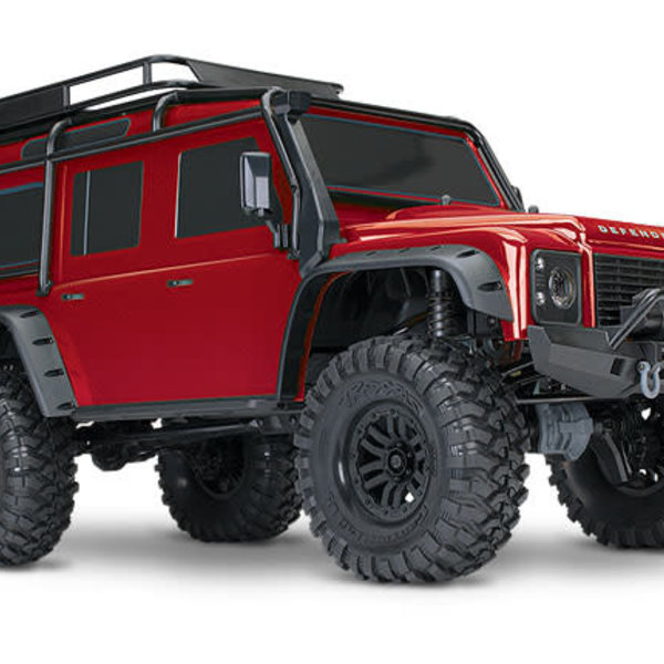Traxxas TRX-4 Scale and Trail Crawler with Land Rover Defender Body: 4WD Electric Trail Truck (GRD SHIP APPLIED)