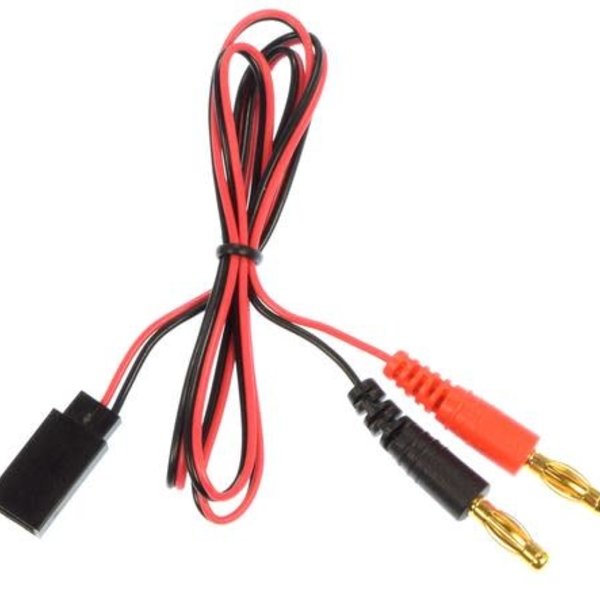 APEX APEX RC PRODUCTS FUTABA STYLE RECEIVER PLUG -> 4MM BANANA PLUG CHARGE LEAD