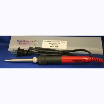 mid-america products 60 Watt Soldering Iron w/Chisel Tip (US Plug)