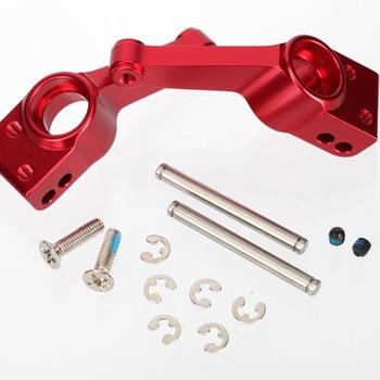 Traxxas Carriers, stub axle (red-anodized 6061-T6 aluminum) (rear) (2)