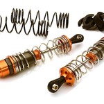 Integy Machined 100mm Rear Alloy Shocks for Traxxas 1/10 Stampede, Rustler & Slash