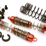 Integy Machined 100mm Rear Alloy Shocks for Traxxas 1/10 Stampede, Rustler & Slash