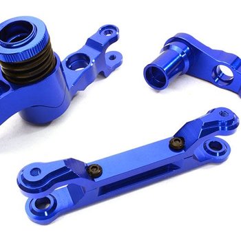 Integy C26944BLUE Steering Bell Crank Set X-Maxx 4x4