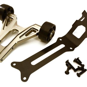 Integy Billet Machined Wheelie Bar Kit for Traxxas X-Maxx 4X4 C27985GREY