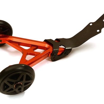 Integy Billet Machined Wheelie Bar Set for Traxxas 1/10 Stampede 4X4 C28675RED