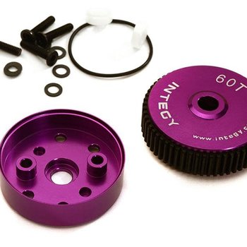 Integy Alloy Diff Housing for 1/10 Slash 2WD, Stampede 2WD, Rustler 2WD, Bandit & Bigfoot C28187PURPLE