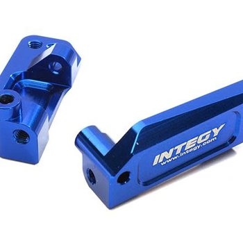 Integy Billet Machined Caster Block (2) for 1/10 Rustler 2WD, Stampede 2WD & Slash 2WD C28324BLUE