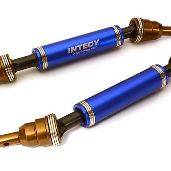 Integy Telescopic Front Universal Drive Shaft (2) for 1/10 Slash 4X4 & Stampede 4X4 C28407BLUE