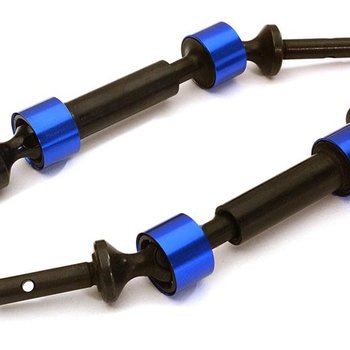 Integy HD Steel Rear Universal Drive Shaft (2) for Traxxas 1/10 Slash 2WD & Nitro Slash C28164BLUE