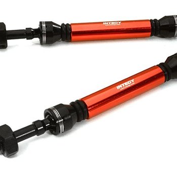Integy HD Steel Rear Universal Drive Shaft (2) for Traxxas 1/10 Slash & Stampede 4X4 C28210RED