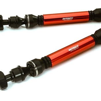 Integy HD Steel Front Universal Drive Shaft (2) for Traxxas 1/10 Slash & Stampede 4X4 C28209RED