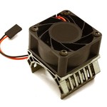 Integy 36mm Motor Heatsink+40x40mm Cooling Fan 17k rpm for Most 1/10 On-Road & Off-Road C28598GREY