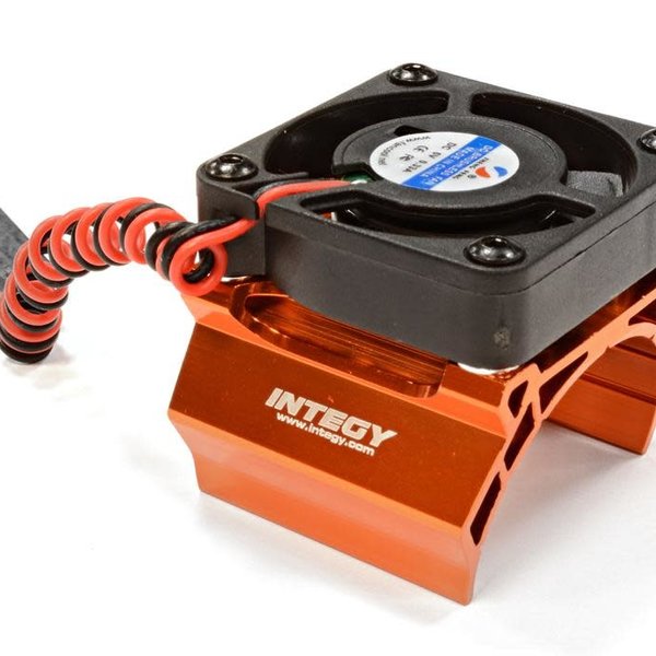 Integy High Speed Cooling Fan+Heatsink Mount for 36mm O.D. Motor C25794ORANGE