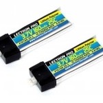 Commonsence RC Lectron Pro 3.7V 160mAh 25C Lipo Battery 2-Pack with Micro Connector for Blade mCX, mSR, and mSR X