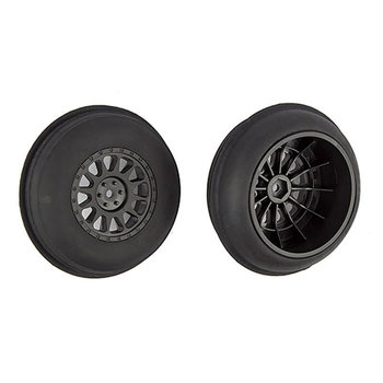 ASC Sand Ribbed Tires & Method SC Wheels,Mntd,Black,FR