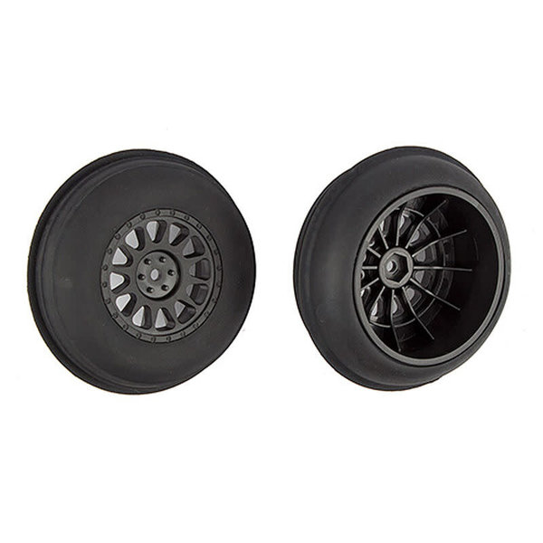 ASC Sand Ribbed Tires & Method SC Wheels,Mntd,Black,FR