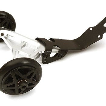 Integy Billet Machined Wheelie Bar for Traxxas 1/10 Rustler 4X4 C28689SILVER