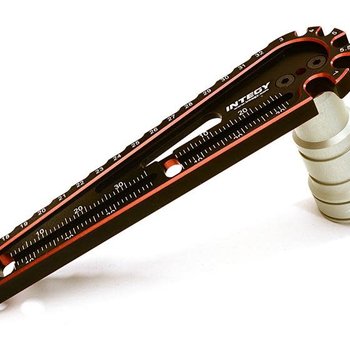 Integy Multipurpose Gauge & Hex Socket Wrench for 17mm Hex Wheel Nut C27646RED