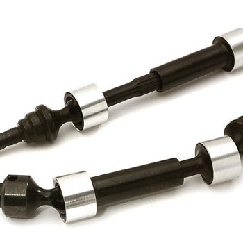 Integy Dual Joint Telescopic Front Drive Shafts for TRX 1/10 Stampede 4X4 & Slash 4x4 C27986SILVER
