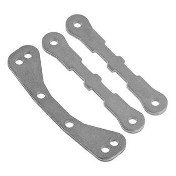 Traxxas Bulkhead tie bar, upper (1)/ lower (2) (steel)
