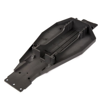 Traxxas Lower chassis (black) (166mm long battery compartment) (fits both flat and hump style battery packs) (use only with #3725R ESC mounting plate)