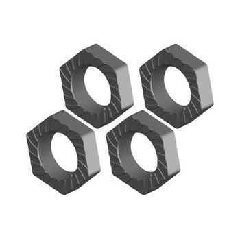 Corally Wheel Nut - Aluminum (RED) - Ribbed  - 4 pcs: Dementor, Kronos,