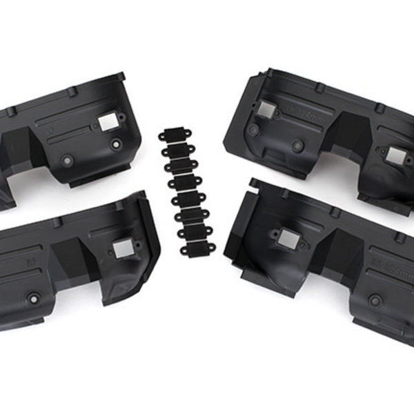Traxxas Fenders, inner, front & rear (2 each)/ rock light covers (8)