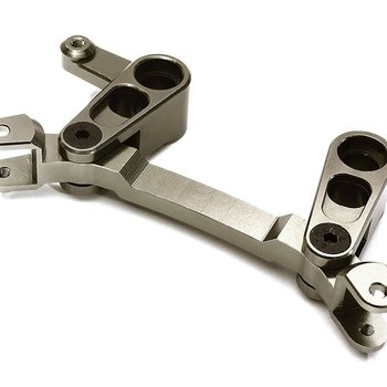 Integy Billet Machined Steering Bell Crank Set for Arrma 1/10 Granite 4X4 3S BLX C28831GREY