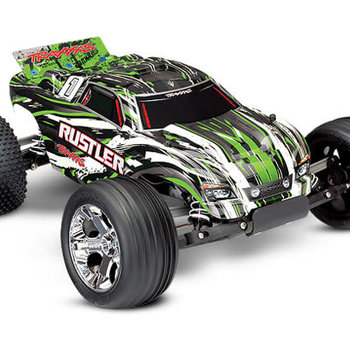 Traxxas Rustler: 1/10 Scale Stadium Truck with TQ 2.4 GHz radio system (Ground shipping included in online price to the lower 48 states)
