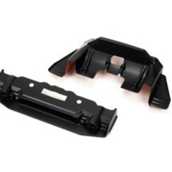 arrma FELONY 6S BLX PAINTED TRIMMED SPLITTER AND DIFFUSER (BLACK/ORANGE)
