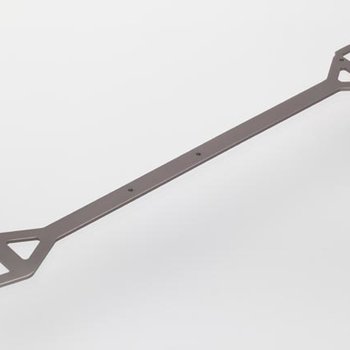 Traxxas Chassis brace, 6061-T6 aluminum (dark titanium anodized)