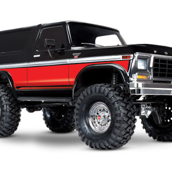 Traxxas 82046-4 - TRX-4® Scale and Trail™ Crawler with 1979 Ford Bronco Body: 1/10 Scale 4WD Electric Truck. Ready-to-Drive® with TQi Traxxas Link™ Enabled 2.4GHz Radio System, XL-5 HV ESC ((GRD SHIP APPLIED)