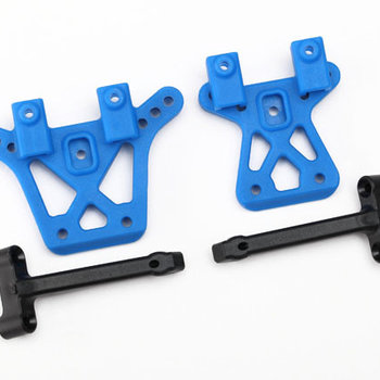 Traxxas Shock tower, front (1), rear (1)/ shock tower brace (2)